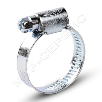 Хомут червячный 40-60/9 W1 оцинковка